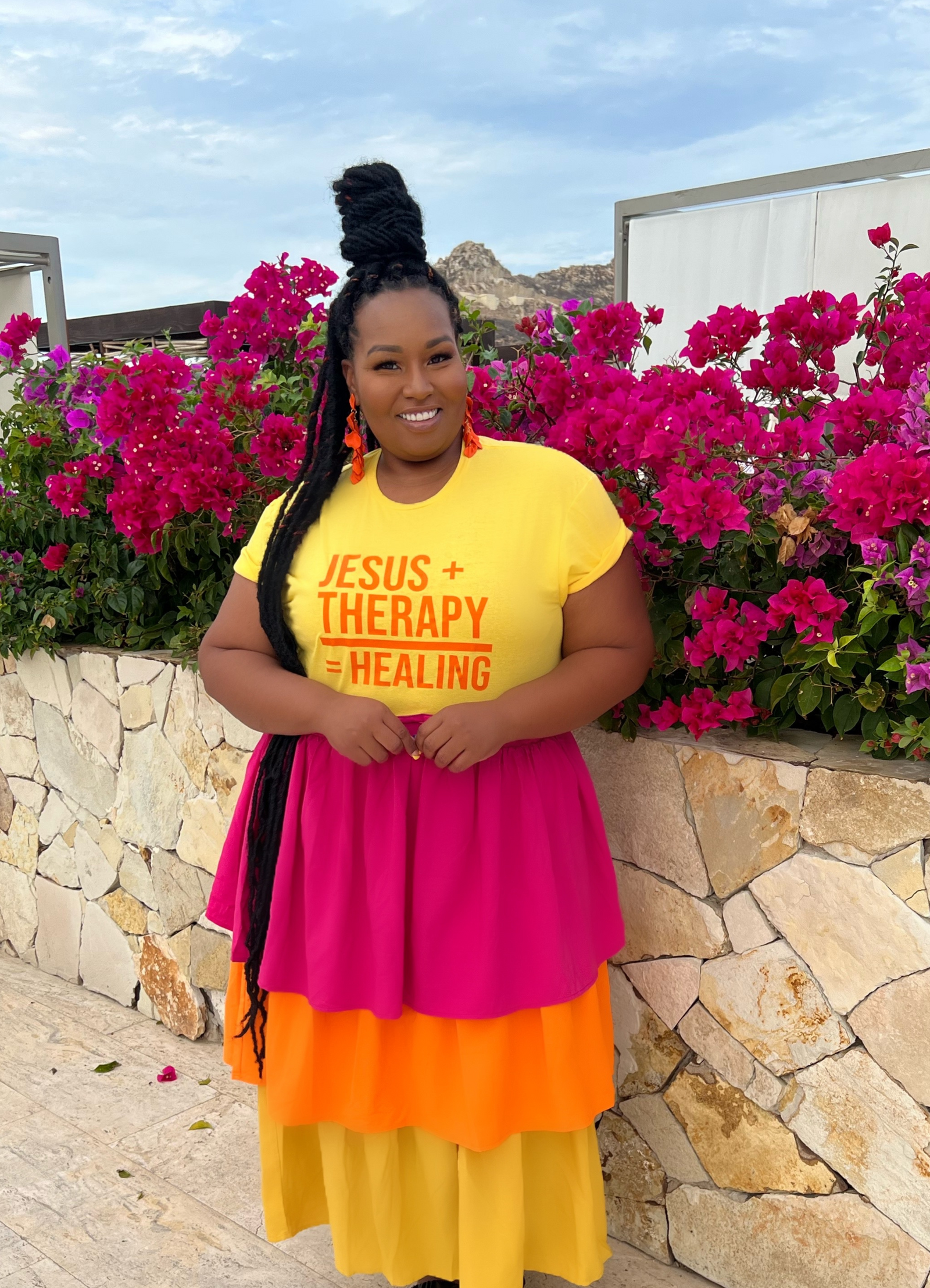 Jesus + Therapy Sunny Summer Tee