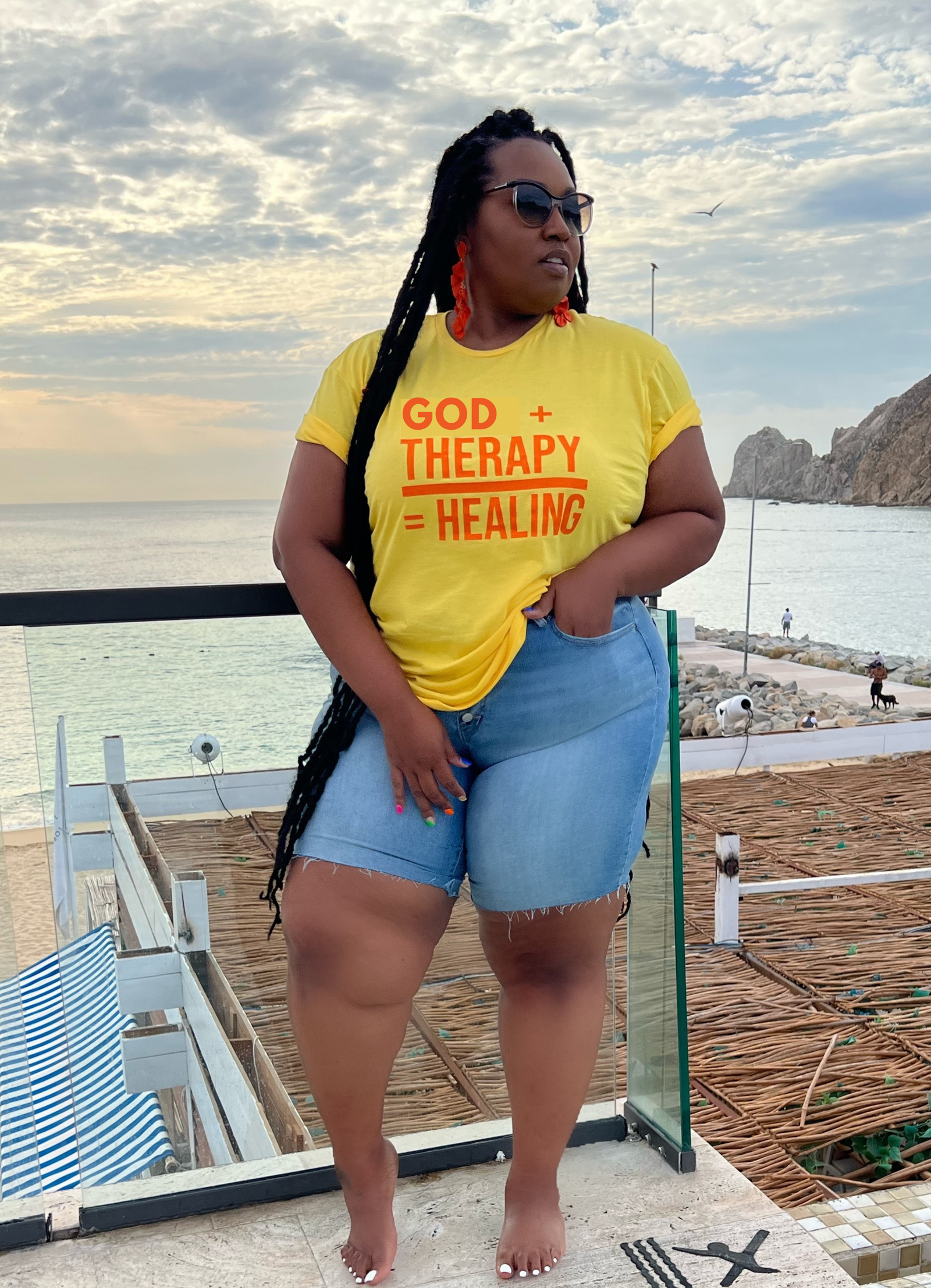 Sun Kissed God+ Therapy Tee